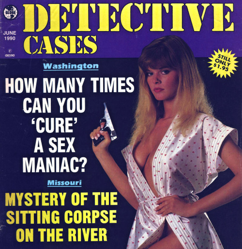 Porn photo Detective Cases, June 1990.