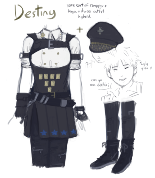 hnmlk:  i doodled outfits based on all the infinite eras (‘﹏*๑) they’re p bad but i had a lot of fun making them!! yahoho 