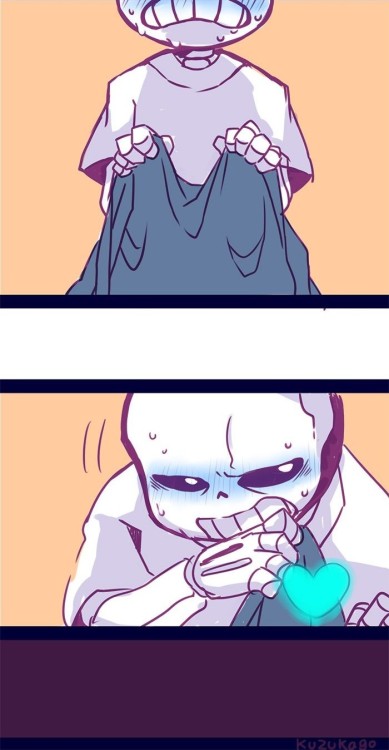 badtimewithsans:  ¬///¬ I'm a cool skeleton. But not the artist of this art.  Please visit the author's link and enjoy his arts. Artist: http://kuzukago.deviantart.com/ 