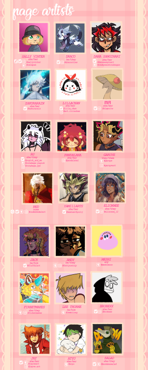 ygocookbookzine: Let’s give a warm welcome to all of the contributors in the Yu-Gi-Oh! Cookboo