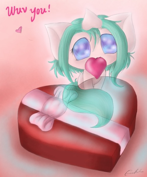 spectralpony:  Okiku Valentine Cards! &lt;3 &lt;3 &lt;3Give the gift