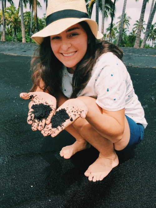 Honeymoon: Punalu'u Beach  3•6•17