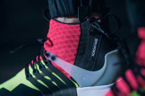 Acronym x Nike Air Presto Mid Neon Sneakers via HYPEBEAST