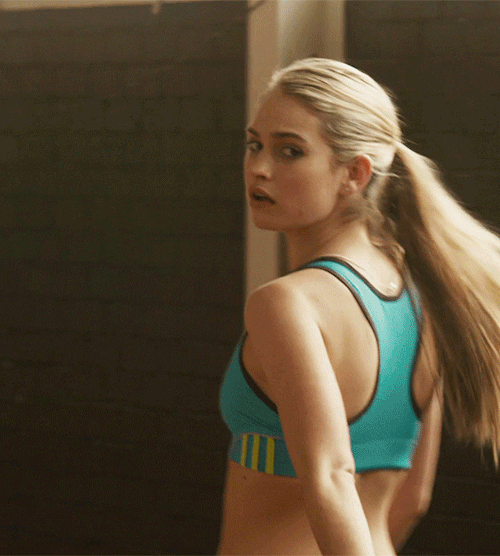 mikaeled:Lily James in Fast Girls (2012)