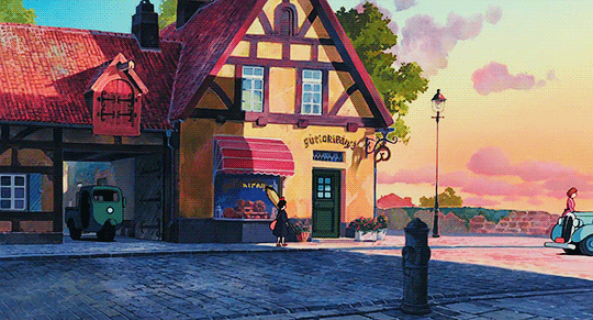 kikisdeliveryservices: Scenes in Kiki’s Delivery Service for queerbucky