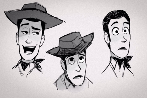 rollingrabbit:I watched all the toy story films in one weekend and then I drew woody a bunch of time