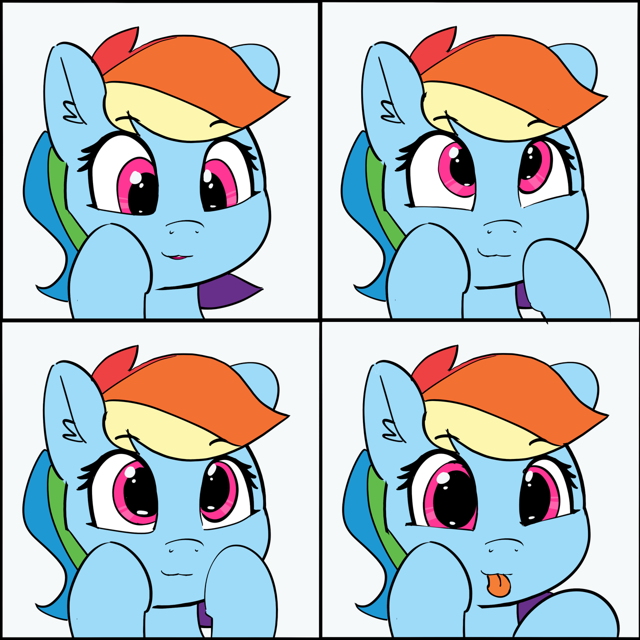 amy-the-baby-otter: lloxie:   pabbley:  Topic was - Cute Faces! Rainbow is back again
