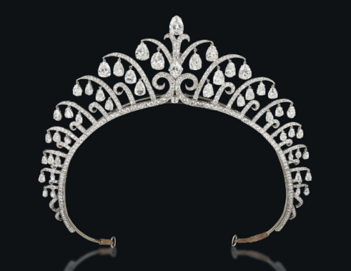 Art Deco Diamond Tiara by Cartier, 1920s