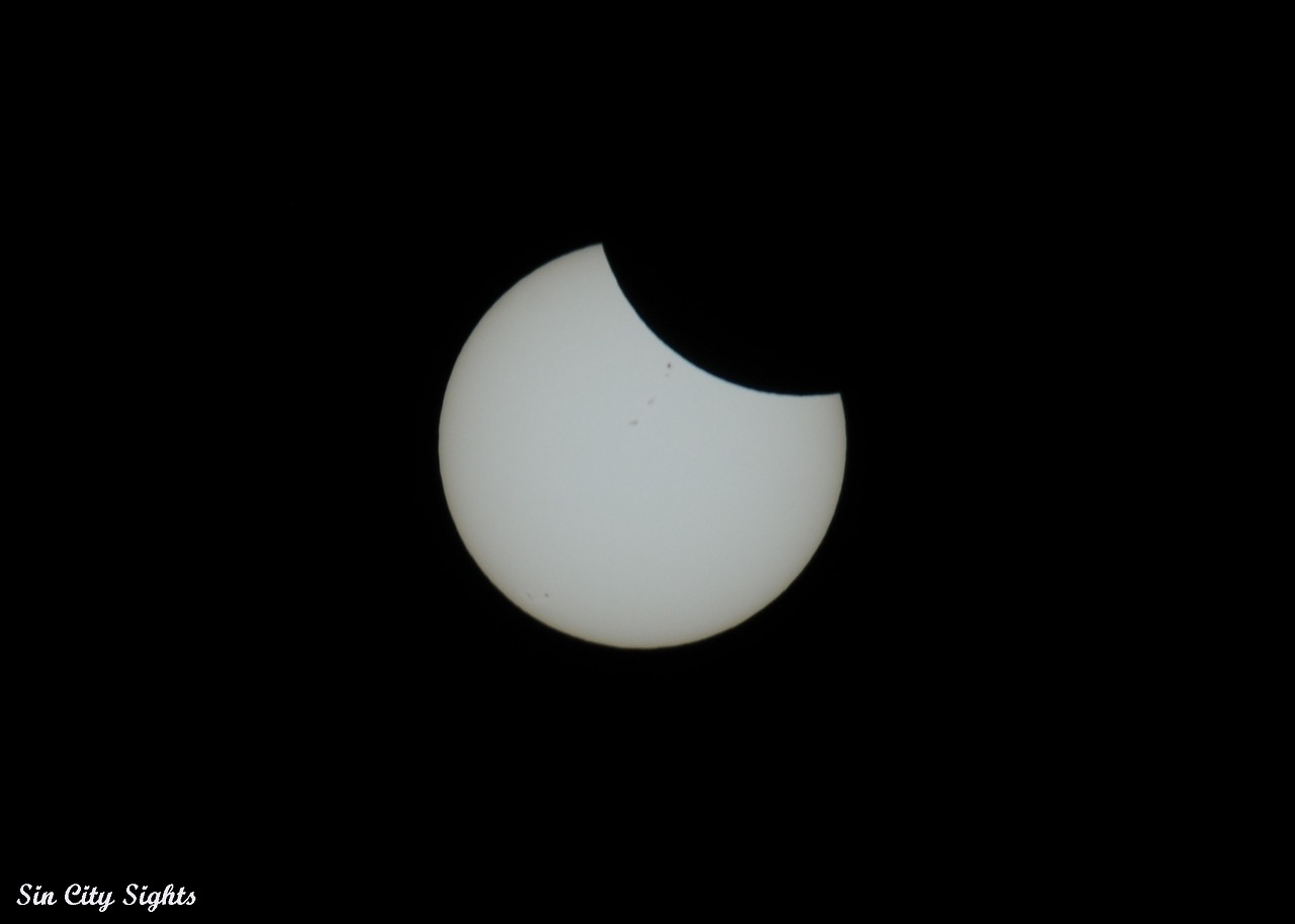 I never did post any of the shots I took up in Idaho of the solar eclipse. You can