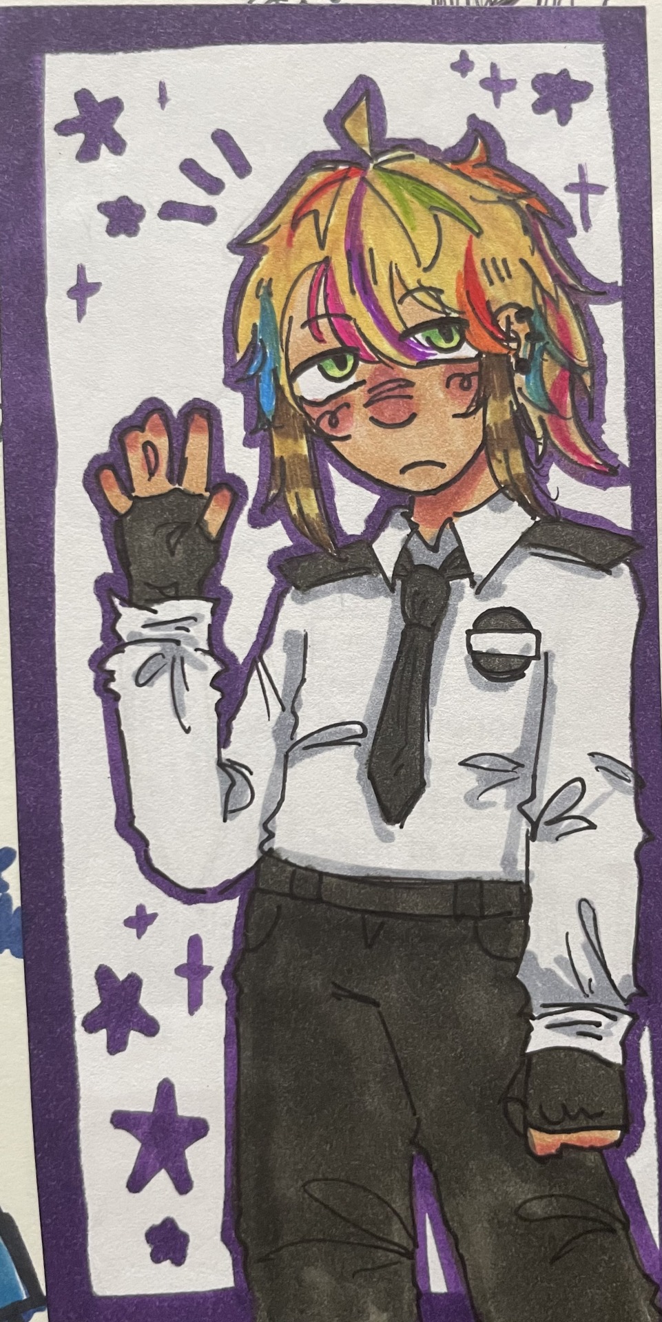 My Own Vanessa Design Because She Was Cooler When Everyone Drew Her With Rainbow Hair
