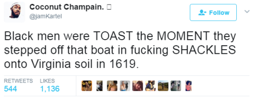 blackmalehair: lagonegirl:  Again. Let the white man’s rules rule as lord over yourselves if you wan