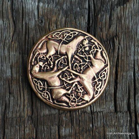 This large bronze pendant is inspired by the ancient Celtic goddess Epona. It measures circa 43 mm i