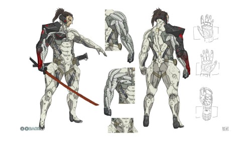 roxoah:  Metal Gear Rising Revengeance concept art. Storage data 01/10  01/1011/2021/23  