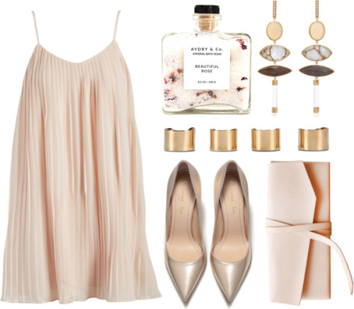 Pastel Dress by eva-jez featuring Maison Margiela ❤ liked on PolyvoreLucy Paris beach dress / Man ba