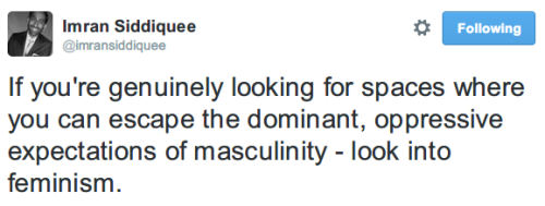 thisisableism:   [Image Description: @ imransiddiquee tweeted: Men who feel outcast by “Alpha Male” culture often end up replicating the same limiting, awful hierarchy in new places. # GamerGate. These men gravitate towards subcultures after being