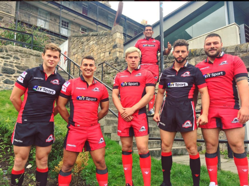 scottishrugbylads: Cheeky Edinburgh rugby showing off their new kit :P They love showing off, they a