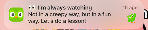 Sure Duolingo. Sure.