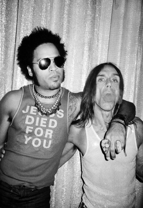 zzzze:  Roxanne Lowit, Lenny Kravitz and Iggy Pop