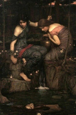 Nymphs Finding the Head of Orpheus- John William Waterhouse