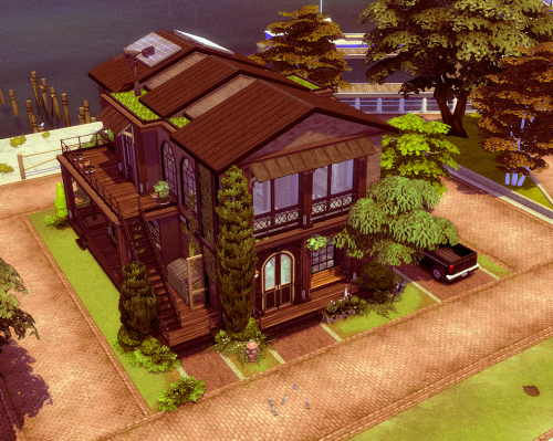 - The Writer’s Loft -*cc free*20x20 lot  (brindleton bay / ragdoll refurb)1 bedroom / 2 bathroom§111