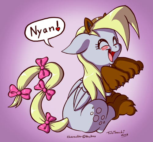 cwiiis:  Derpy Cat! by *Tobibrocki  HNNNNNG <3