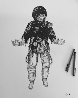 eatsleepdraw:  Houston we have a problem by: Jan Andres tumblr: eat-my-panda.tumblr.com instagram: janandres21