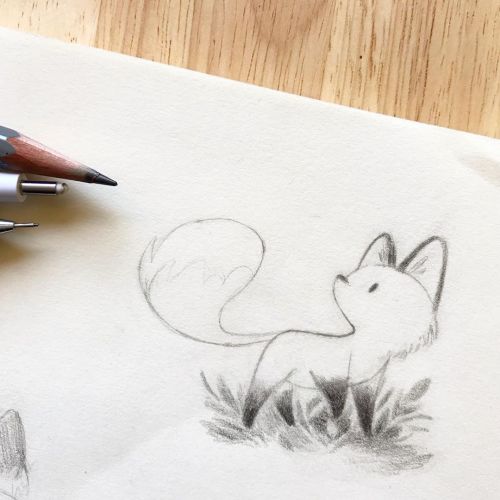 ✨Little fox✨just a little sketch today, as I really miss some time to draw these last days. I realiz