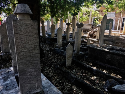 Moamethaniko Cemetery, Rhodes Rhodes Town, Greece, August 2020