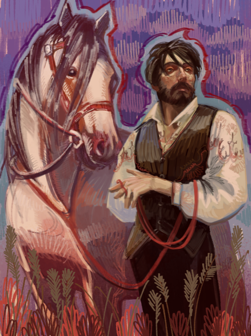 I Love Horses So Much, So... Jean Vicquemare With His Horse, Why Not?