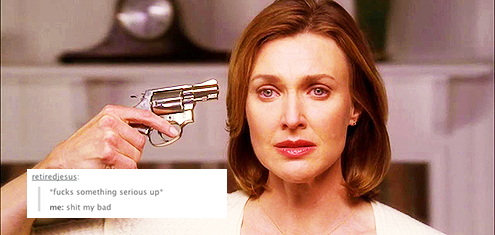 gracehanadarko:  Desperate Housewives + text posts. 