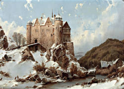 sbsebek:   Castle in Winter.Carl Julius von