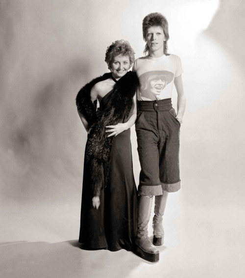 lady-stardust-rv: David & LuluDecember 1973Photos by Kent Gavin 