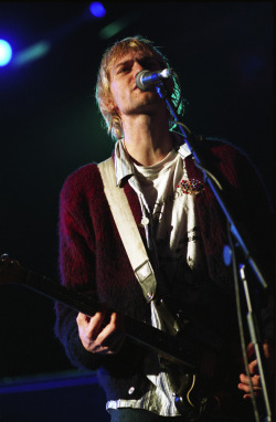 nirvananews:  Kurt Cobain live in Denmark,