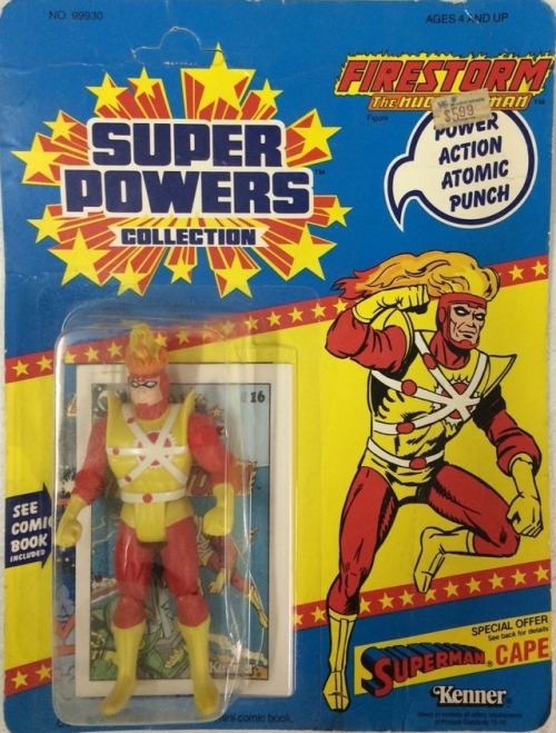 1980sactionfigures:Firestorm - Super Powers (Kenner) I still have this figure.