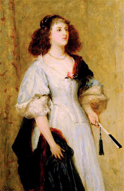 A Lady of the Seventeenth Century (1877). John Pettie (Scottish, 1839-1893). Oil on canvas. Museums 