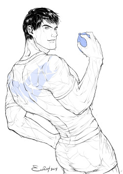 evinist:  Anyone want to play wet t-shirt game with Nightwing? 