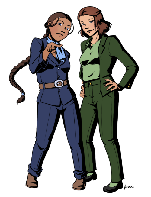 Ladies in suits, man. They came out looking so confident. I don&rsquo;t know if I&rsquo;ll s