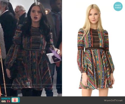 wornontv: Jane’s floral striped print dress on The Bold Type: Sleeved Dress by Philosophy di L
