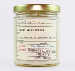 wordsnquotes:  culturenlifestyle: Handmade Book Inspired Candles by Raquel Nevarez Bookworm Raquel Nevarez’s from The Melting Library guided her passion for reading into making handmade candles. Intensely inspired by characters’ personalities, vivid