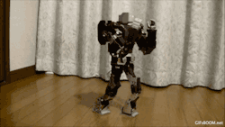 gifsboom:  Video: Robot dancing with barbie