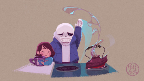 purplealmonds:Some illustrations I did a while ago for an Undertale project that (to my understandin