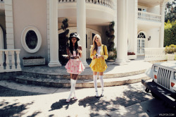 gypxi:  guccier:  exhali:  lusteens:  fhruk:  bluclouds:  wildfox spring 2013  omg this reminds me of clueless  that’s the point ^  their outfits are so cute tho omg  it’s the wildfox Clueless-based couture line it’s so pretty  this is so cute!!!!!