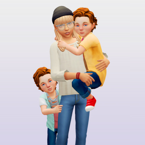 The twins aged up, and omg my heart. (Also, @ratboysims, your sibling poses are *chef’s k