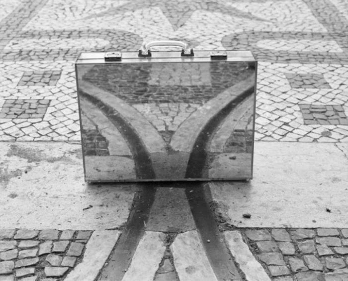 Photographer Rui Calçada Bastos has used a suitcase mirror as the protagonist for his project entitled “ The Mirror Suitcase Man ”.
more photos