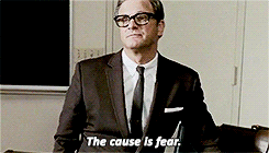 theworldofcinema:  &ldquo;Fear after all is our real enemy. Fear is taking over