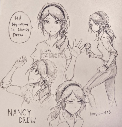nancy drew video game fan art