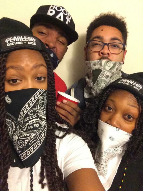 crystallight10:  “On Fridays we wear bandanas.” - no-0ne-ever-really-dies  pussy-and-pizzza, car-crashhearts, ME, unbreakablechamaican