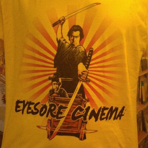 Eyesore Cinema&rsquo;s new T-shirts!!! Custom printed per order!!! Speak up if you want one&