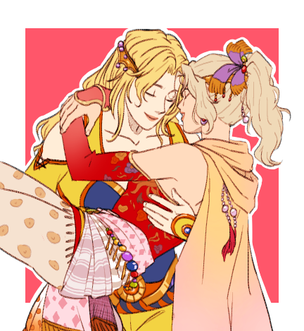 Terra and Celes from Final Fantasy VI for @cielleduciel !You can donate to my ko-fi and I’ll d
