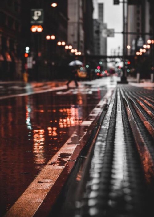 Rain tea coffee